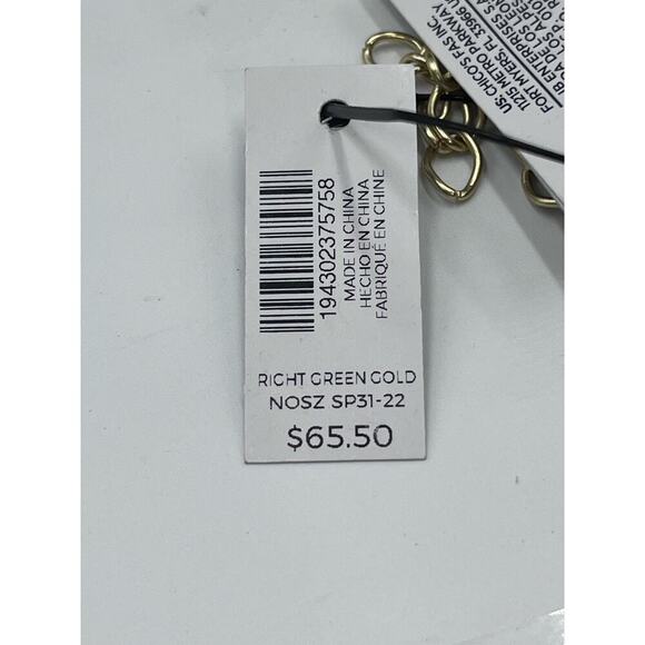 Chicos Green Collection agate,‎ jade amazonite Goldtone Long
Tassel Necklace New - Picture 16 of 16